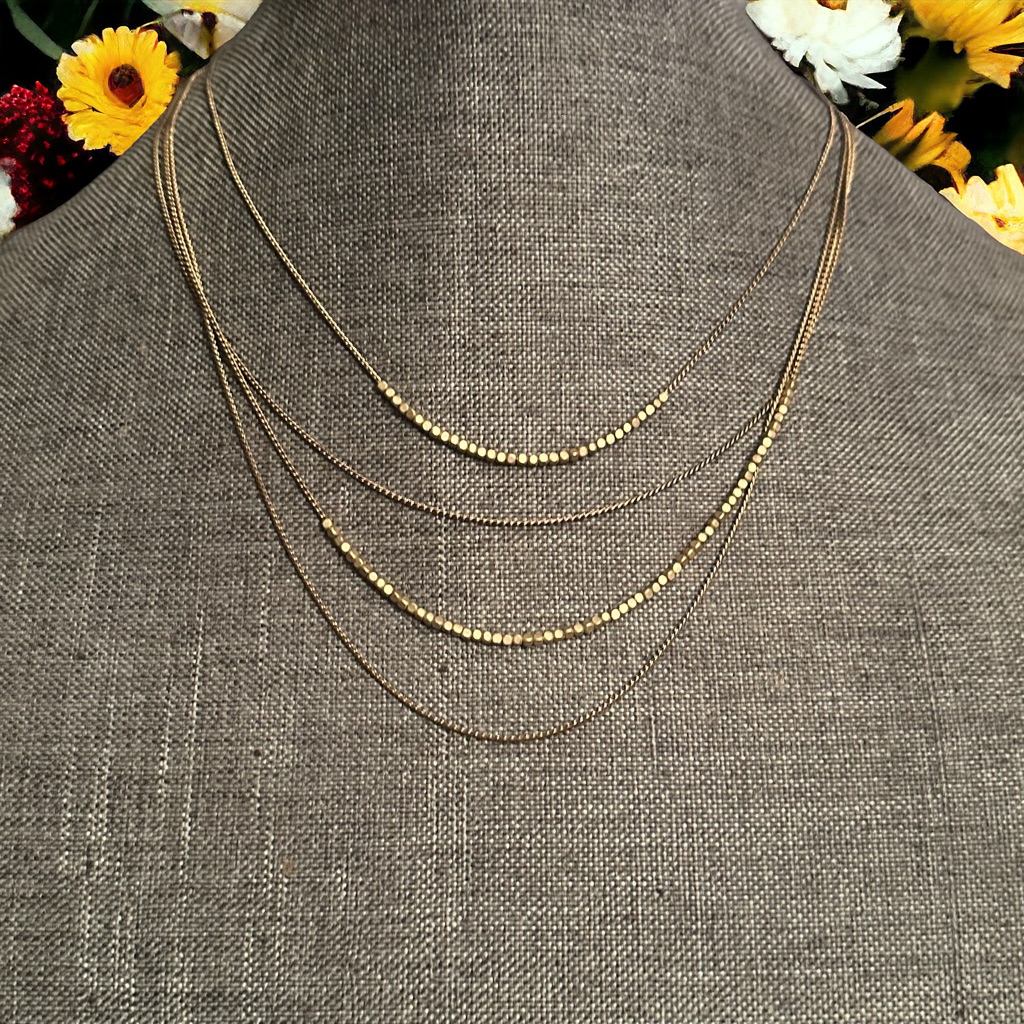 Aeropostale Multi Strand Layered Necklace